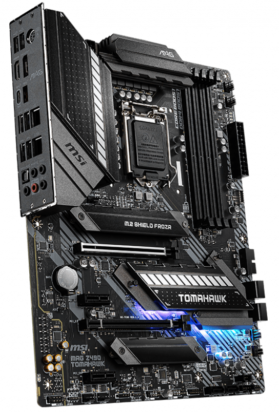 FOR MSI MAG Z490 TOMAHAWK Z490 Motherboard Support i7 10700F